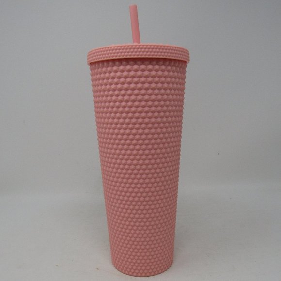 Spring 2020 Starbucks Matte Pink Studded Tumbler - Picture 3 of 8
